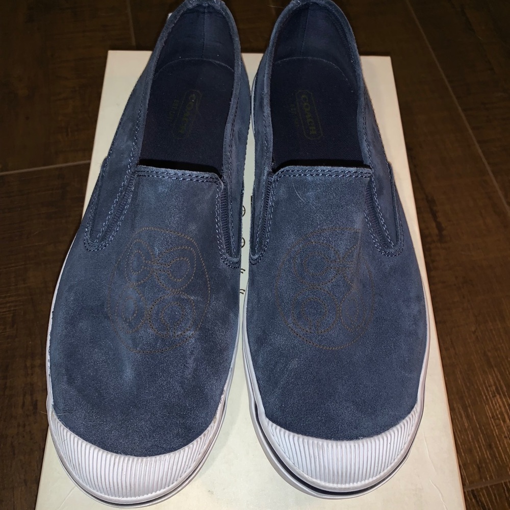 Coach Blue Suede Shoes